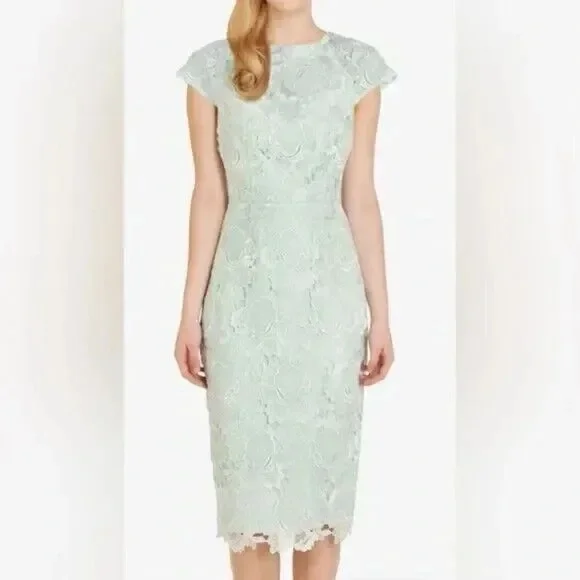 ted baker dresses mint green Baker Ted Baker Mint Green Floral Dress Size 0-3M